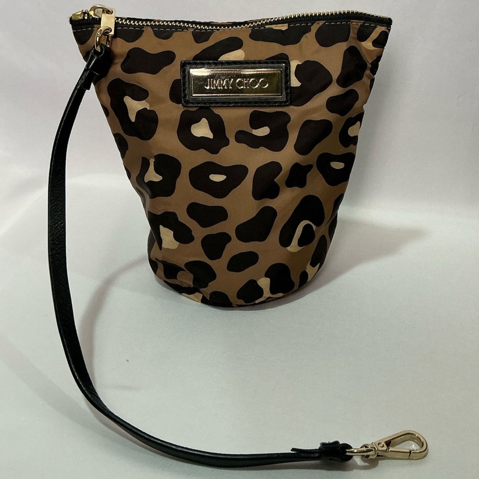 Jimmy Choo Jimmy Choo Leopard Print Nylon Tote Bag with Baby pouch Size ONE SIZE - 12 Thumbnail