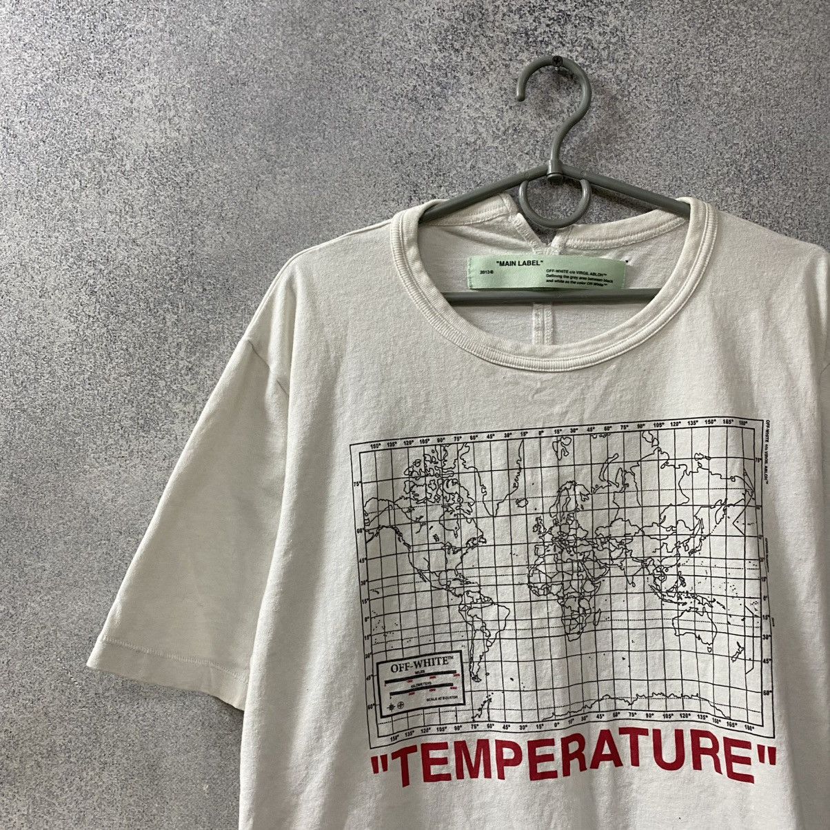 Off-White Off White Temperature T-Shirt White Big Logo Size US M / EU 48-50 / 2 - 3 Thumbnail