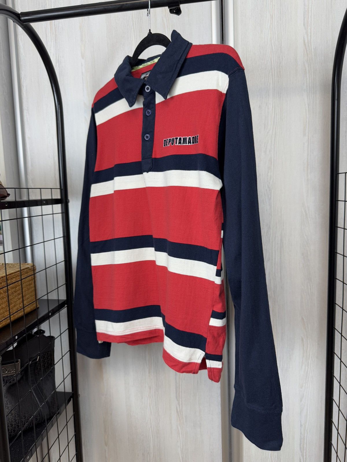 Designer De Puta Madre fuck pedophilia Italian blood rugby polo Size US L / EU 52-54 / 3 - 4 Thumbnail