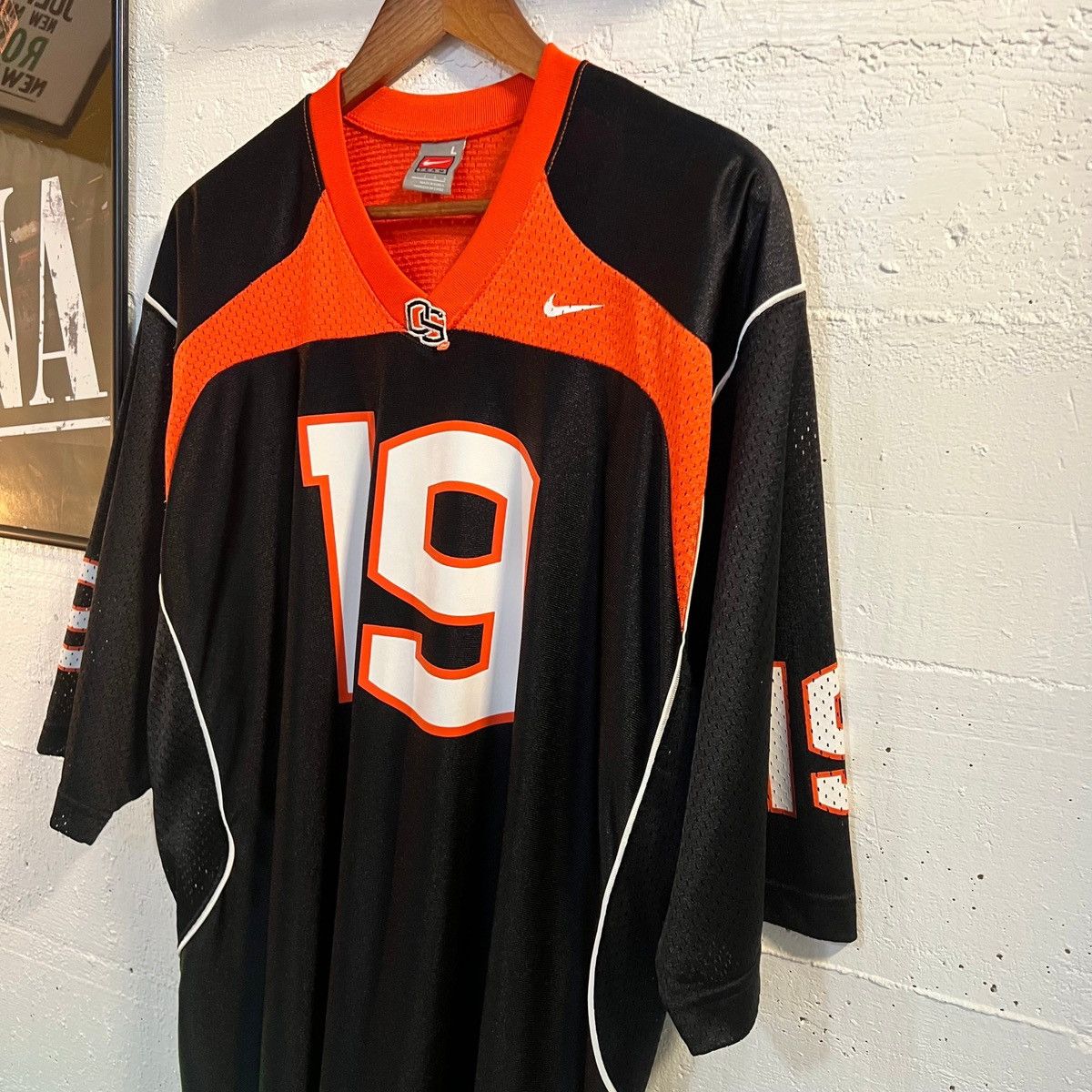 Nike Vintage Y2K Nike OSU ‘#19’ Mesh Football Jersey Size US L / EU 52-54 / 3 - 5 Thumbnail