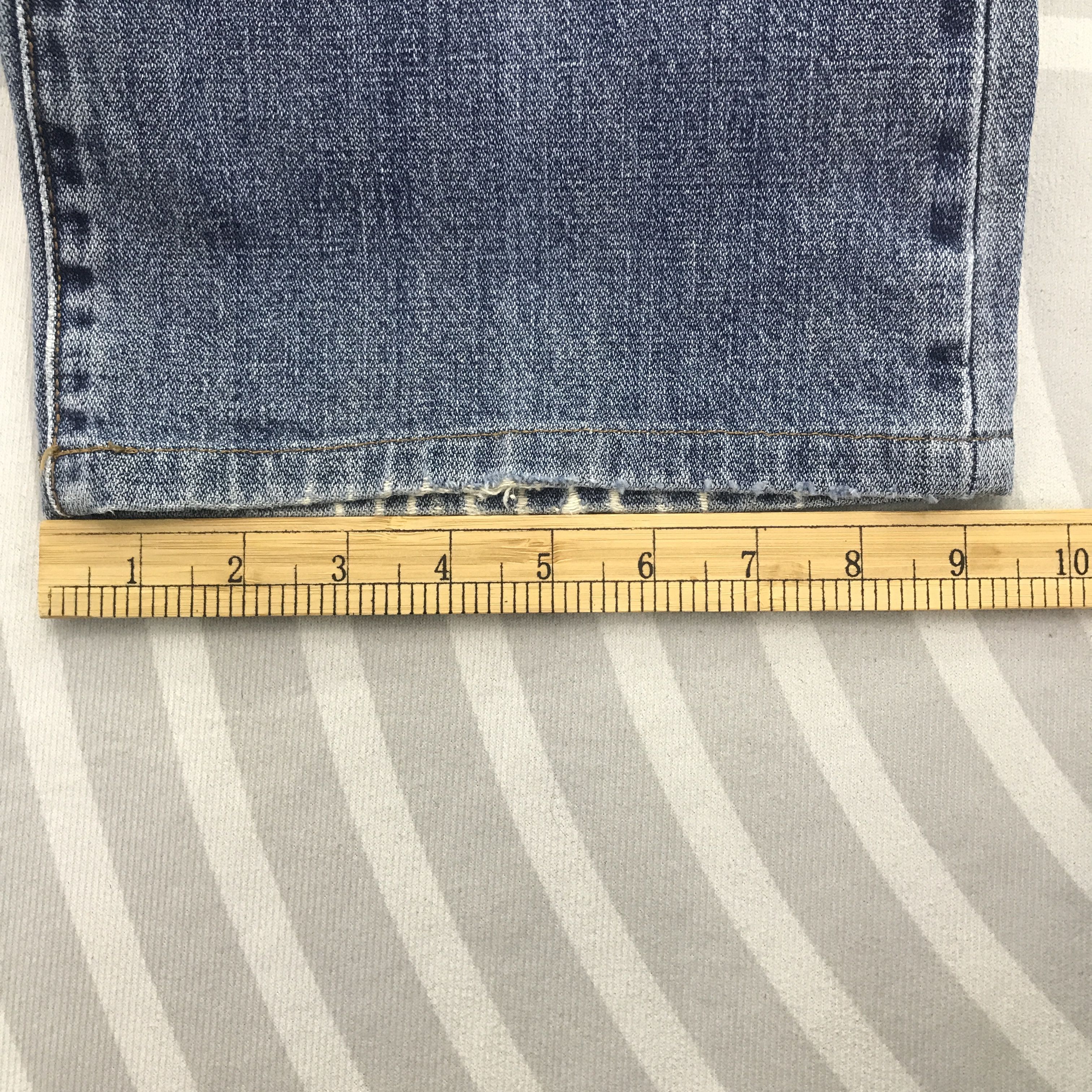 Vintage × Wrangler Flare Wrangler Distressed denim Bootcut design jeans pants Size US 31 - 11 Thumbnail
