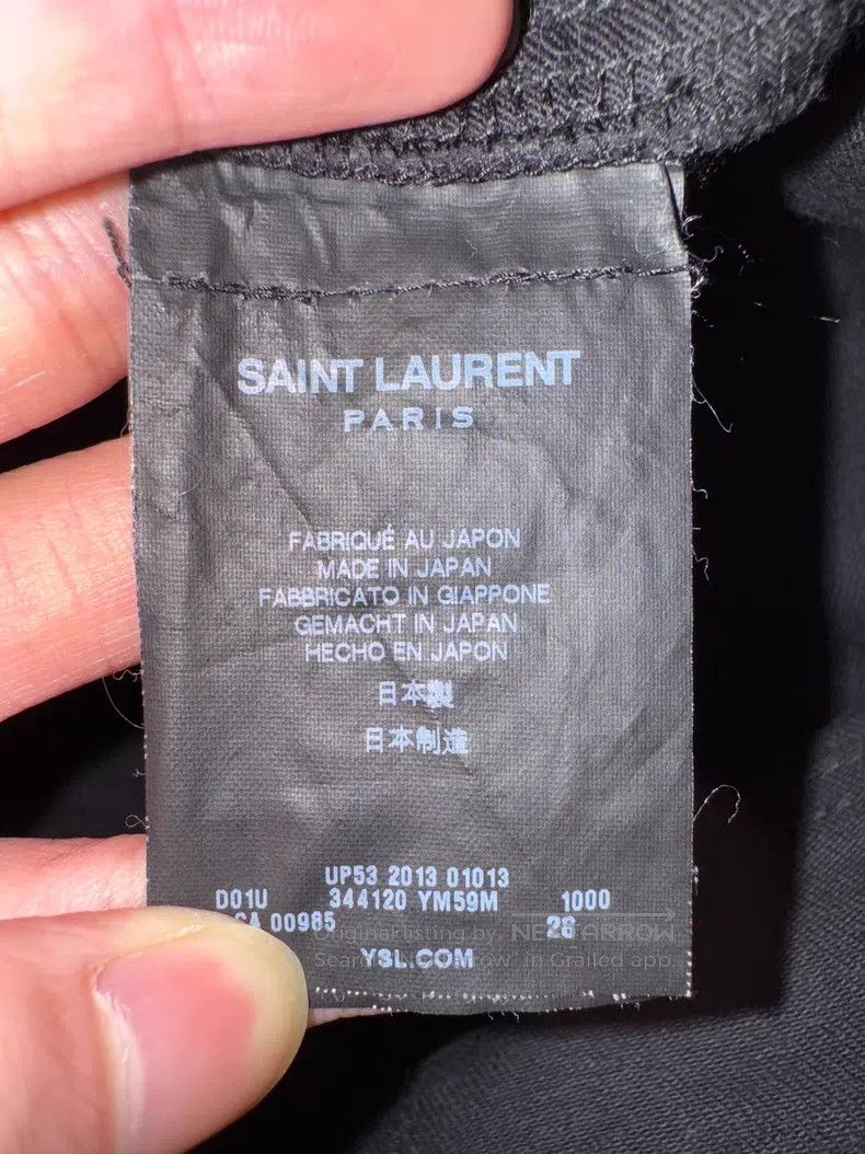 Saint Laurent Paris Saint Laurent Paris Black Basic Ankle Length Denim Jeans Size US 28 / EU 44 - 7 Thumbnail