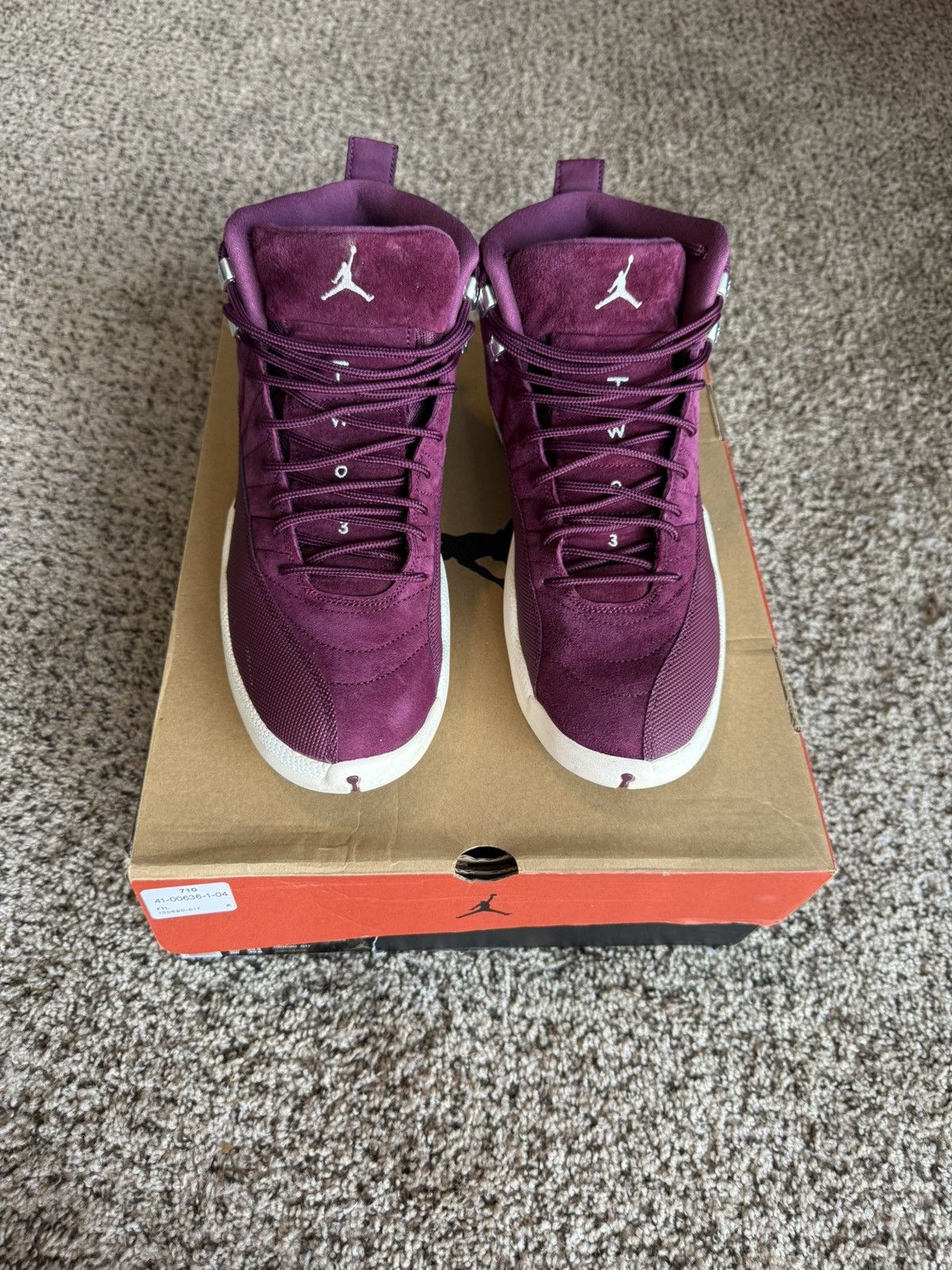 Jordan Brand Air Jordan 12 Retro Bordeaux Size US 11.5 / EU 44-45 - 1 Thumbnail