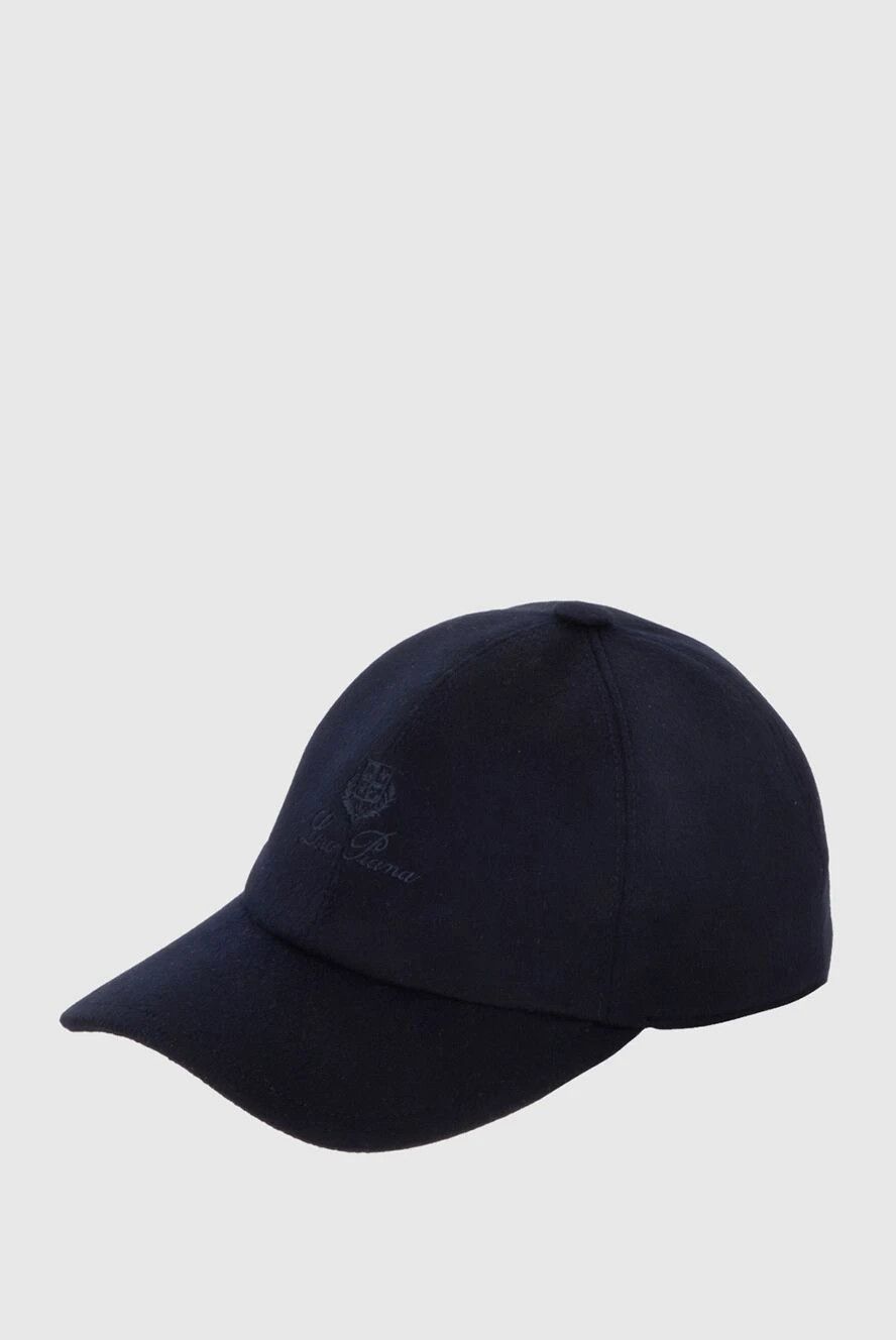 Loro Piana o1w1db10725 Size: M / Cashmere Cap / Hat in Navy Size ONE SIZE - 2 Thumbnail