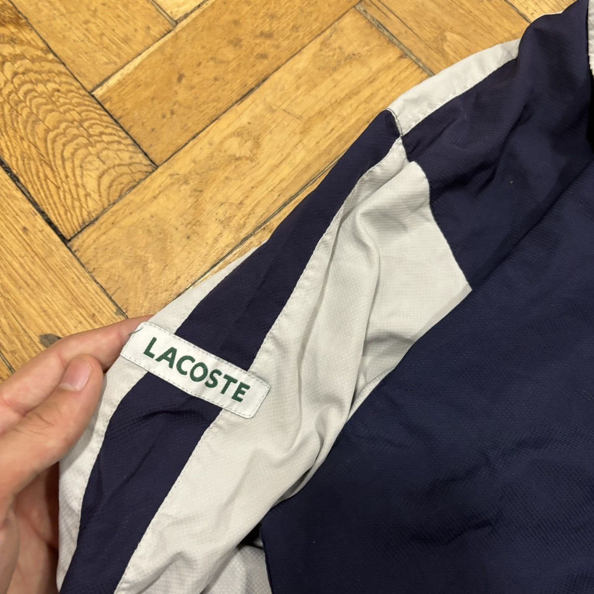 Lacoste Vintage Lacoste Track Jacket Embroidered Logo Drill Y2K USA Size US L / EU 52-54 / 3 - 4 Thumbnail