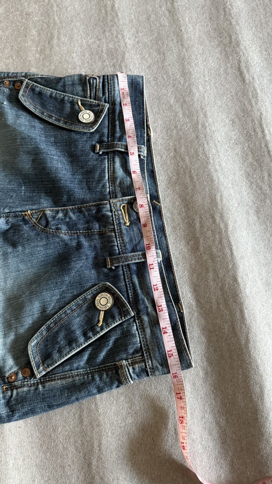 Paul Smith Paul Smith Pink Denim Shorts by Onward Kashiyama Japan Size 30" / US 8 / IT 44 - 16 Thumbnail