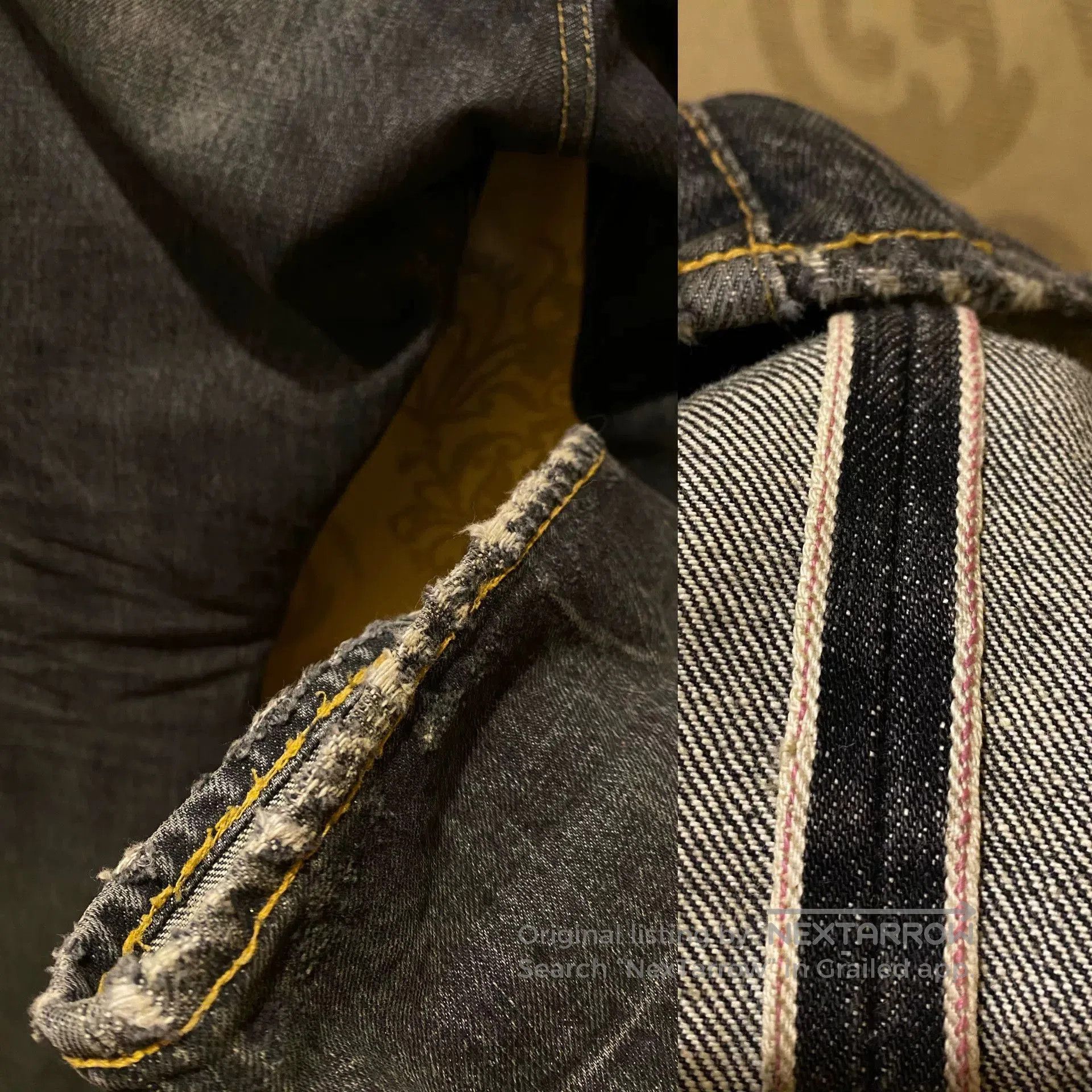 RRL Ralph Lauren RRL Slim Bootcut Vintage Black Denim Jeans. Size US 36 / EU 52 - 8 Thumbnail