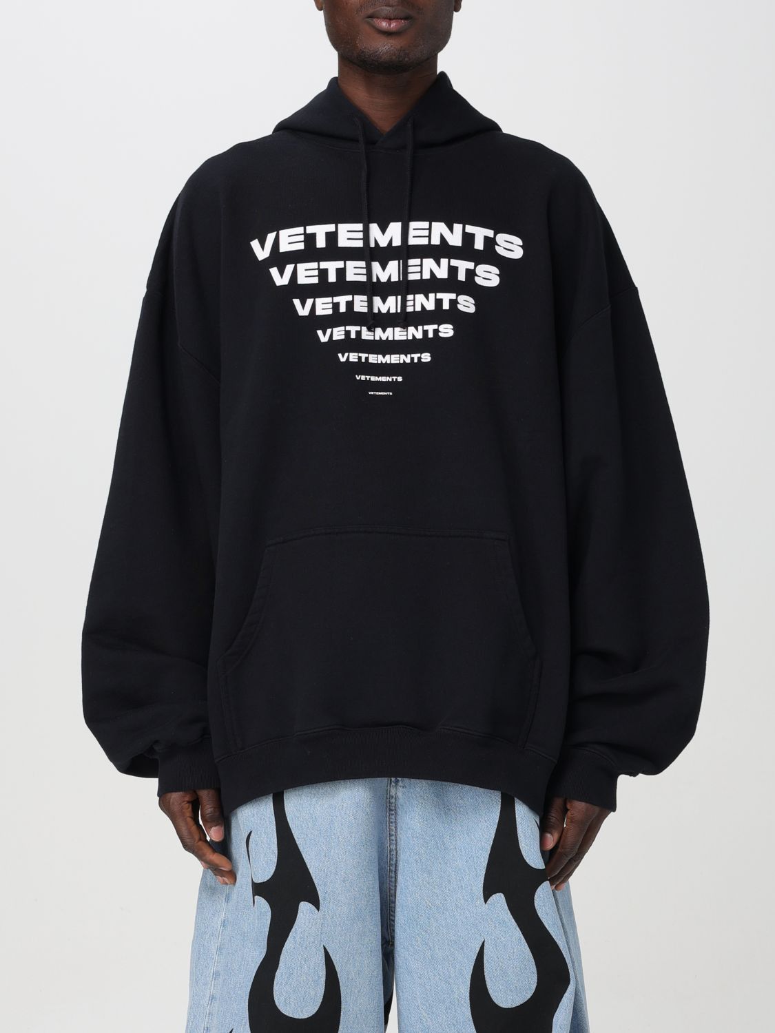 Image of Vetements Sweatshirt Men Black (Size XS)