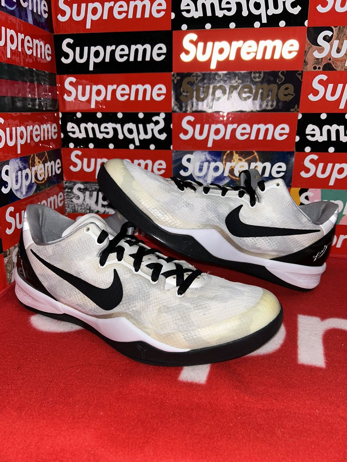 Nike Kobe 8 TB ‘White Black’ 599520-111 size 14 Promo