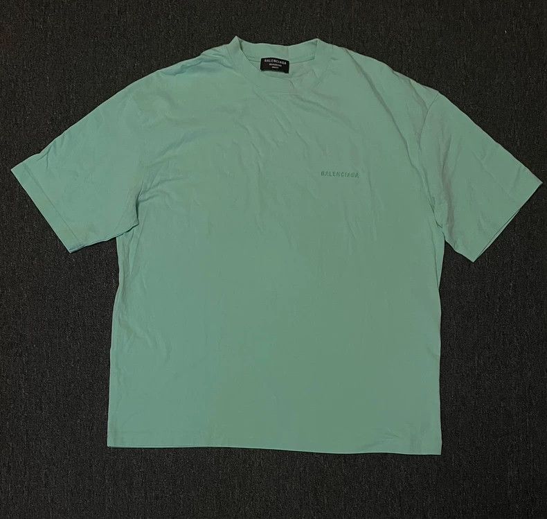 Balenciaga Balenciaga Embroidered Short Sleeve T-Shirt-yf Size US M / EU 48-50 / 2 - 1 Thumbnail