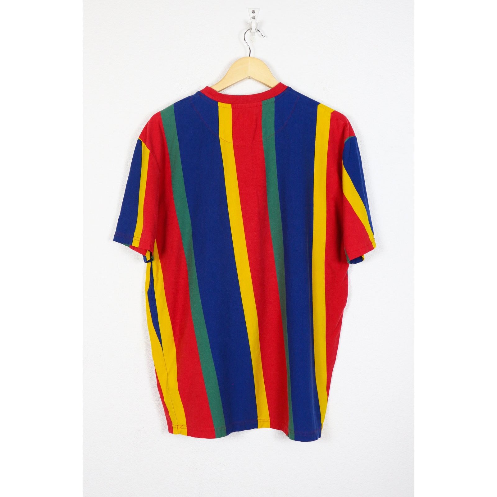 Karl Kani Karl Kani Multicolor Striped Logo Crew Tee T-shirt Y2K M 48 Size US M / EU 48-50 / 2 - 7 Thumbnail