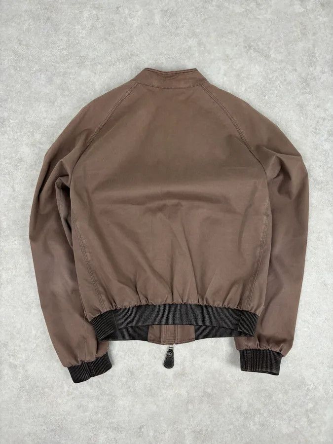 Burberry Burberry Prorsum Brown Utility Moto Leather Jacket Size US S / EU 44-46 / 1 - 5 Thumbnail