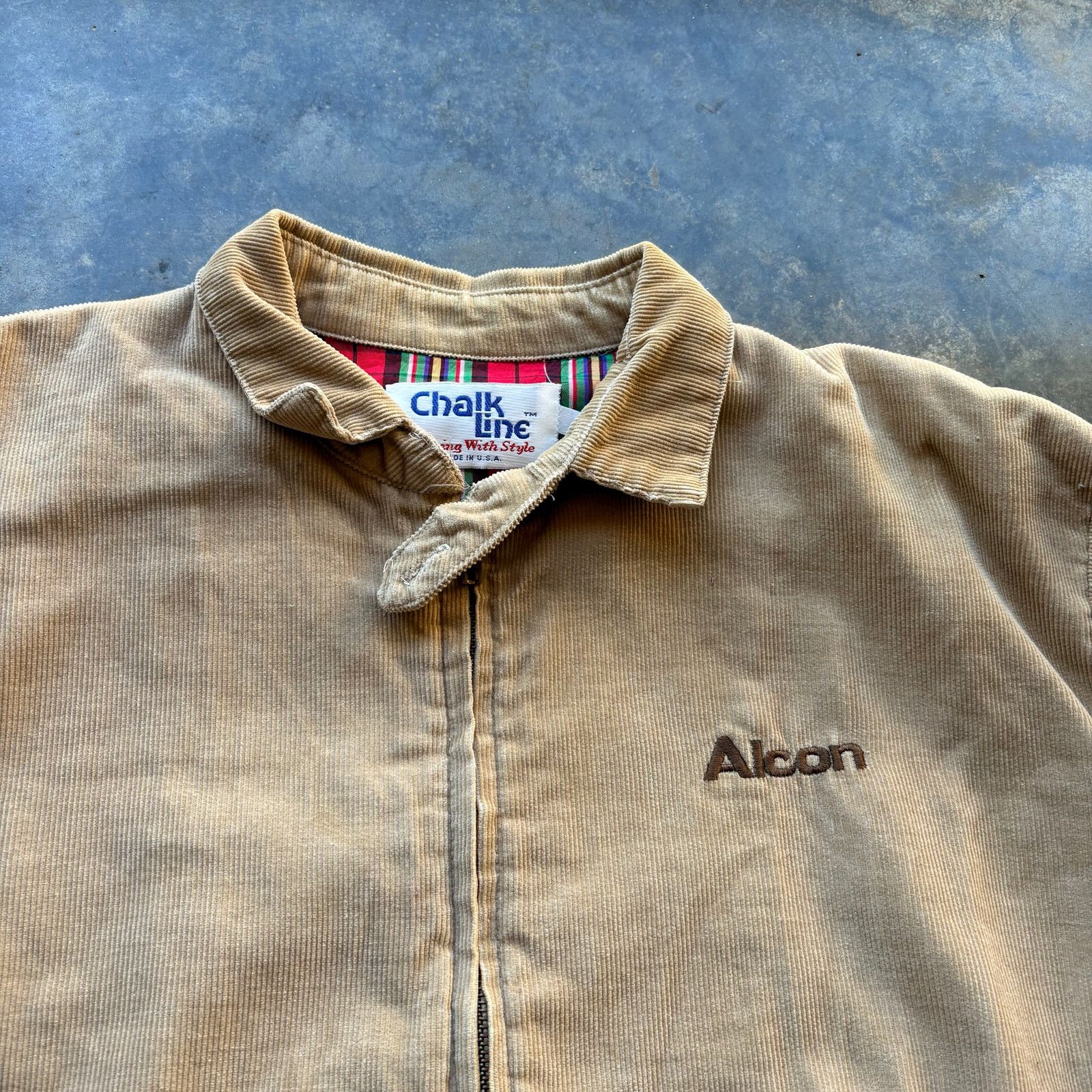 Chalk Line Crazy vintage Chalk Line Corduroy Zip Jacket Size US L / EU 52-54 / 3 - 2 Thumbnail