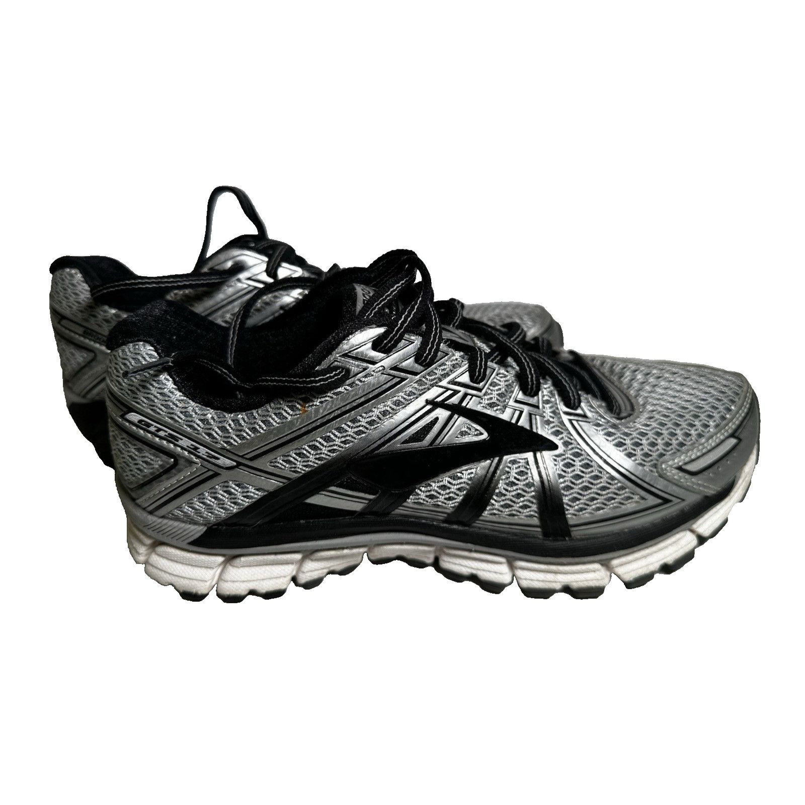 Brooks Brooks Adrenaline GTS 17 Running Shoes Sz 7-D Black/Silver Size US 7 / EU 40 - 1 Thumbnail
