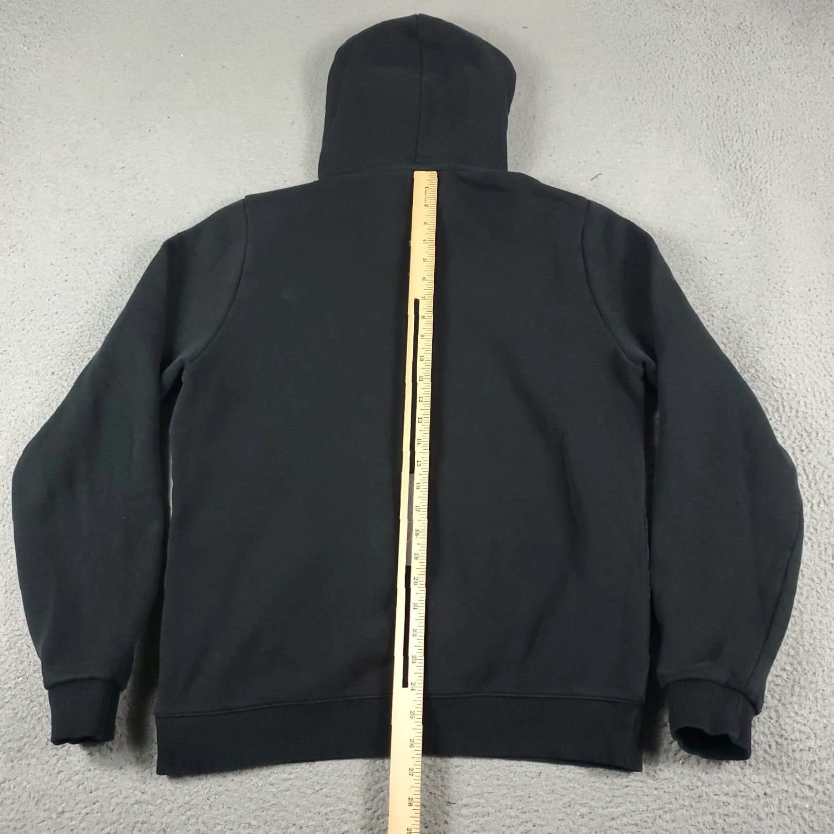 Reebok Reebok Hoodie Mens Medium Black Casual Pullover Sweatshirt Fleece Size US M / EU 48-50 / 2 - 6 Thumbnail