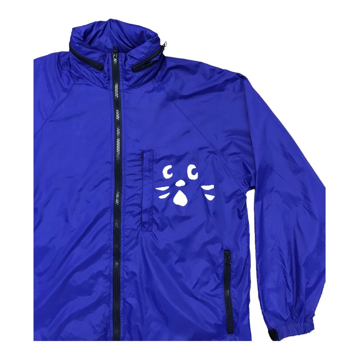 Issey Miyake × Japanese Brand × Ne-Net Issey Miyake Ne Net DarkPurple/Dark Blue Windbreaker Jacket Size US M / EU 48-50 / 2 - 1 Thumbnail