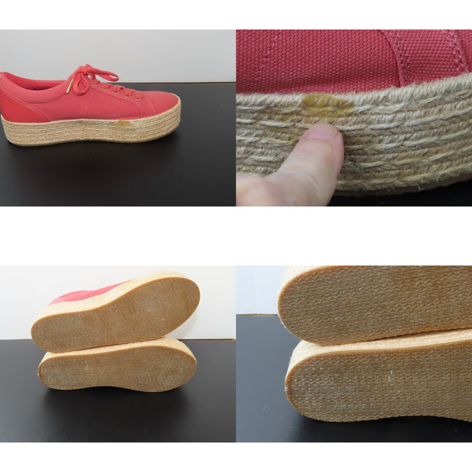 Michael Kors Michael Kors LIBBY Cotton Canvas Espadrille Platform Sneakers Women's Size 10M Pink Platform Espadrille Sneakers Mens Womens Girls Size US 10 / IT 40 - 8 Thumbnail