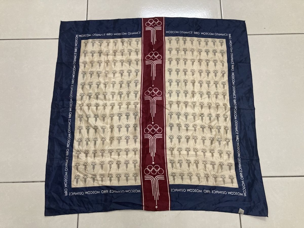 Other × Vintage Vintage 1980 Moscow Olympic Handkerchief Size ONE SIZE - 7 Thumbnail