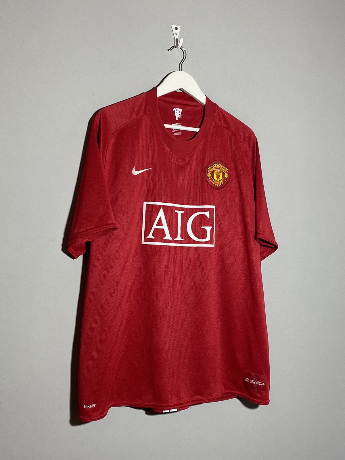 Nike Nike Manchester United 2007-09 Home Football Shirt Size US XXL / EU 58 / 5 - 3 Thumbnail