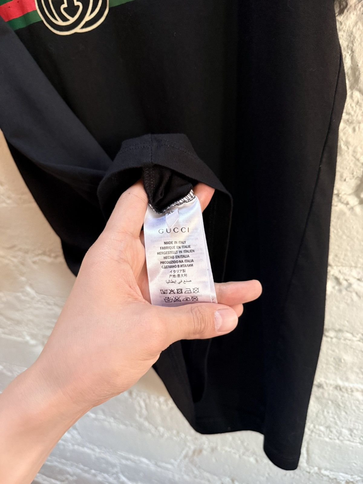 Gucci SS19 Black Classic Logo Tee Size US XXL / EU 58 / 5 - 4 Thumbnail