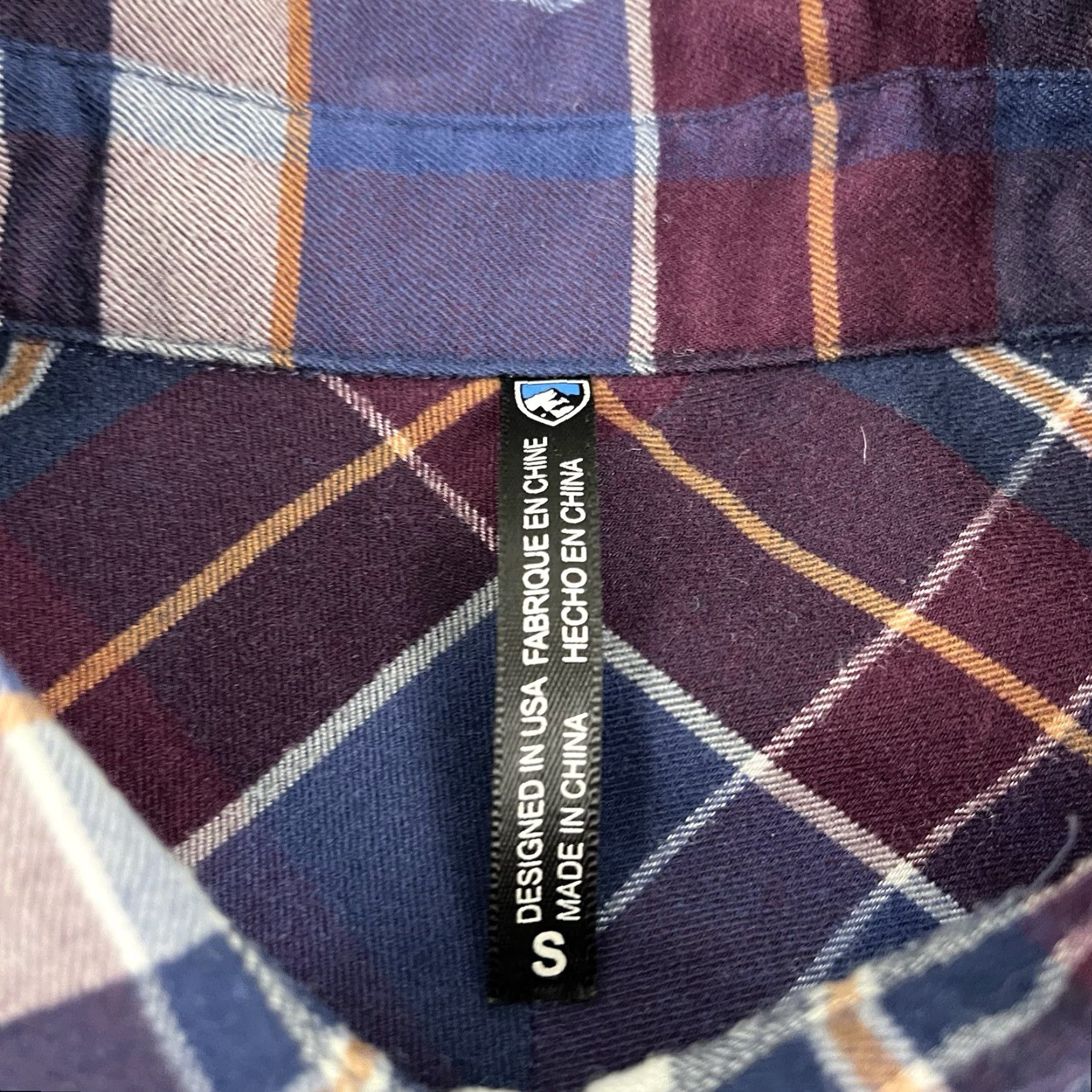 Vintage KUHL Shirt Womens Small Multi Plaid Greta Flannel Hiking Button Up Long Sleeve Size S / US 4 / IT 40 - 2 Thumbnail