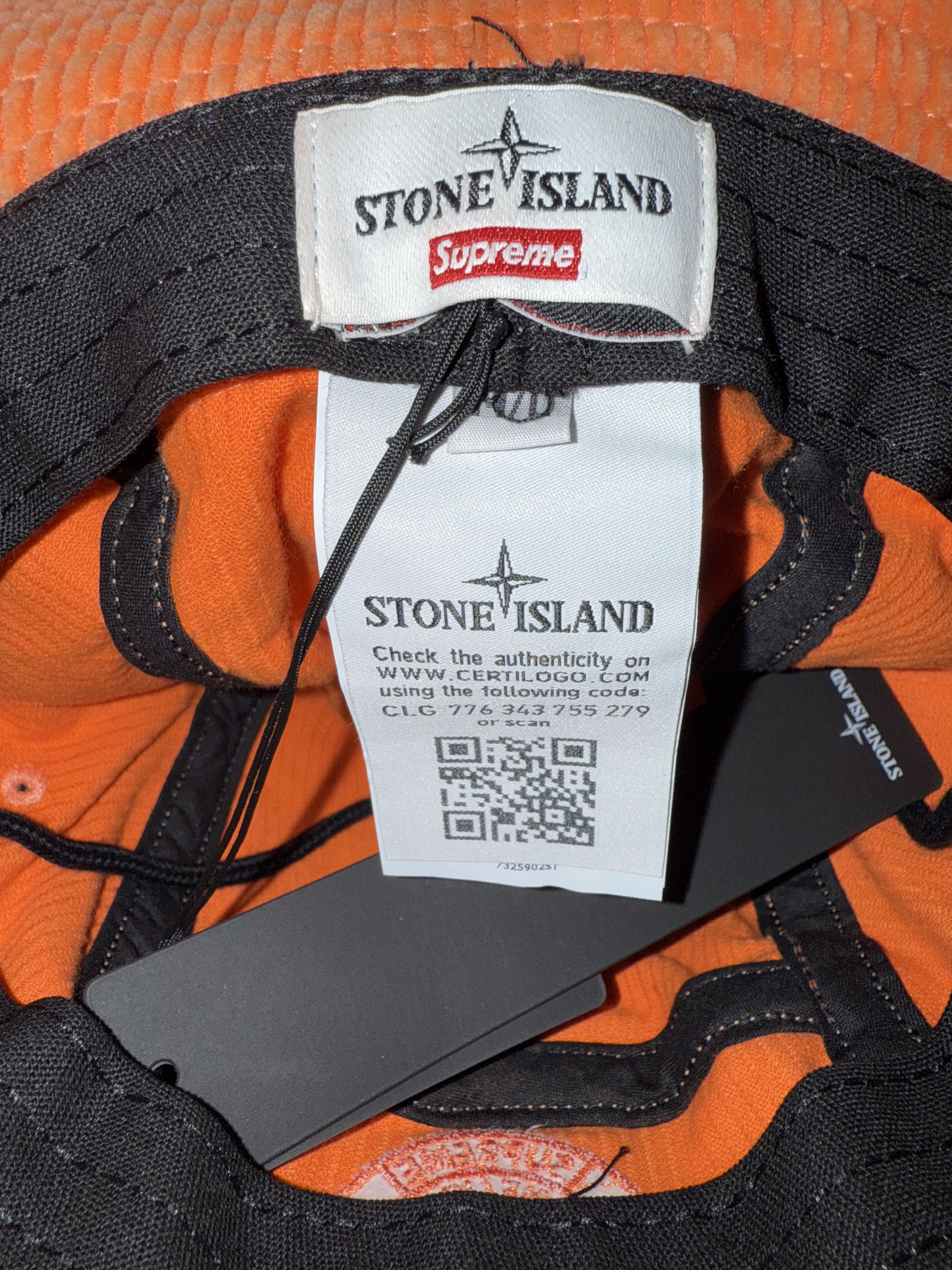 Stone Island × Supreme Supreme x Stone Island Corduroy Crusher *NWT* Size ONE SIZE - 4 Thumbnail