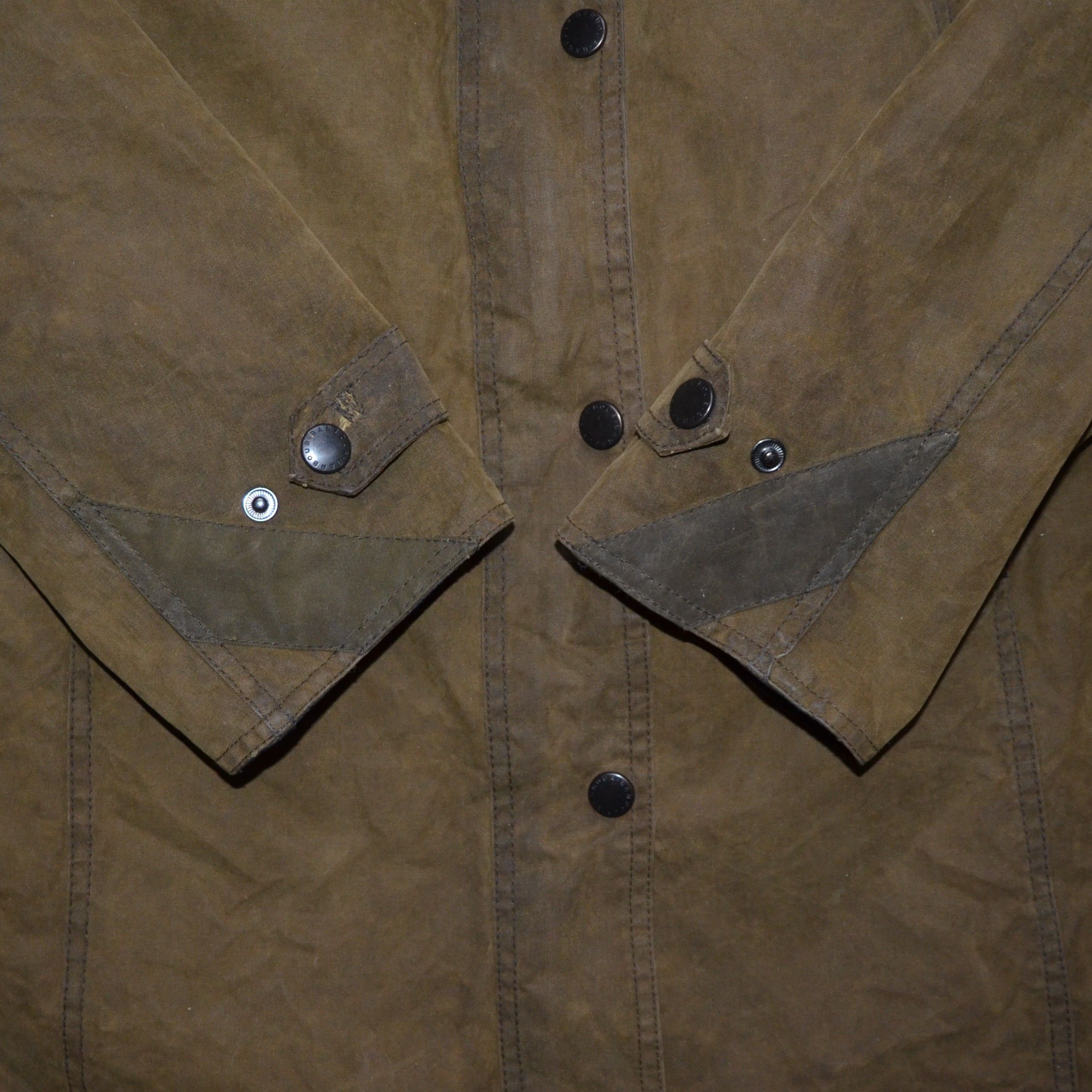Barbour Barbour Newmarket Wax Jacket England Style Waxed Cotton Size L / US 10 / IT 46 - 7 Thumbnail