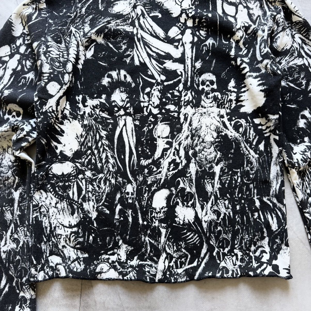 Hysteric Glamour × Undercover Archive Skeleton Long Sleeve T Shirt Hysteric Glamour Style Size S / US 4 / IT 40 - 4 Thumbnail