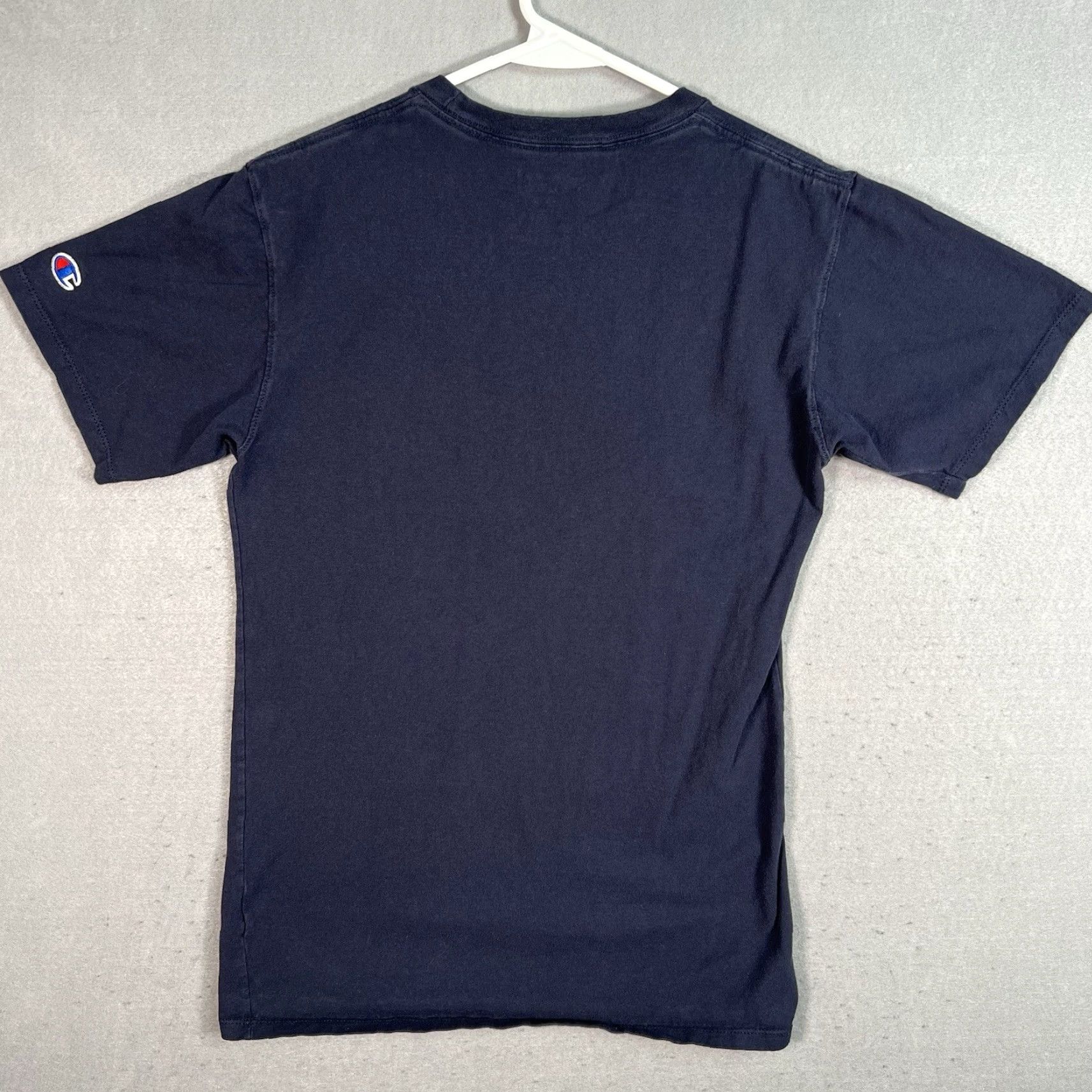 Champion VINTAGE Champion Shirt Adult Small Blue Script Spellout T Shirt Mens Size US S / EU 44-46 / 1 - 6 Thumbnail