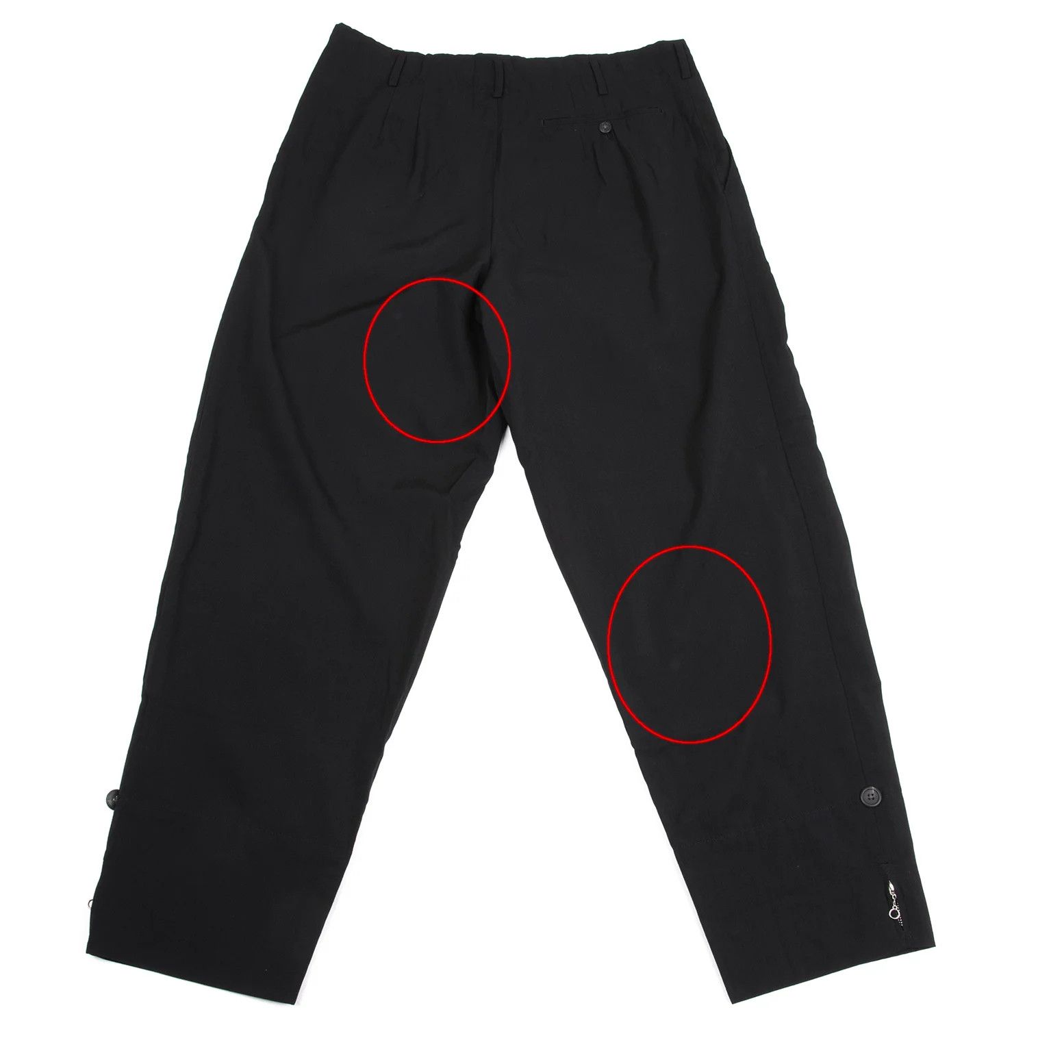 Yohji Yamamoto Yohji Yamamoto Wool Gabardine Zip Trousers Size US 38 / EU 54 - 15 Thumbnail