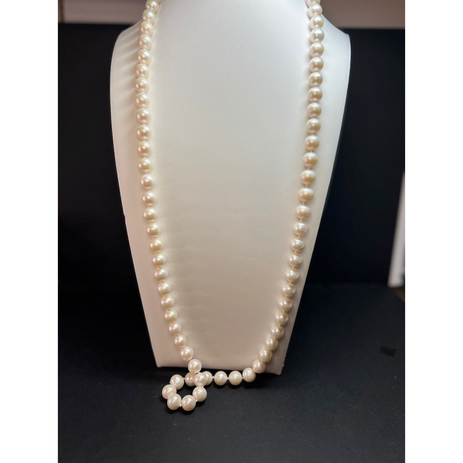 Other 10-11mm cultured pearl 36 in necklace with 925 silver clasp Size ONE SIZE - 10 Thumbnail