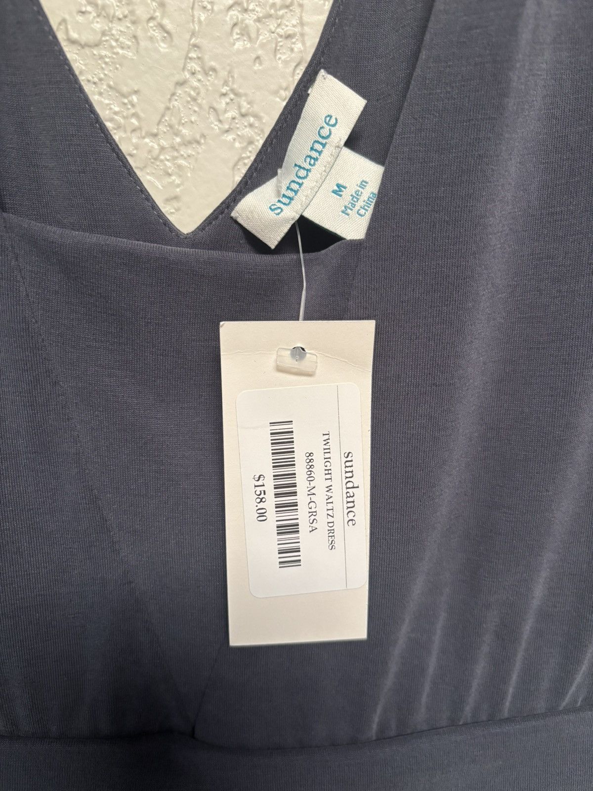 Other NEW WITH TAGS!! Sundance Blue V-Neck Midi Dress Size M / US 6-8 / IT 42-44 - 3 Thumbnail