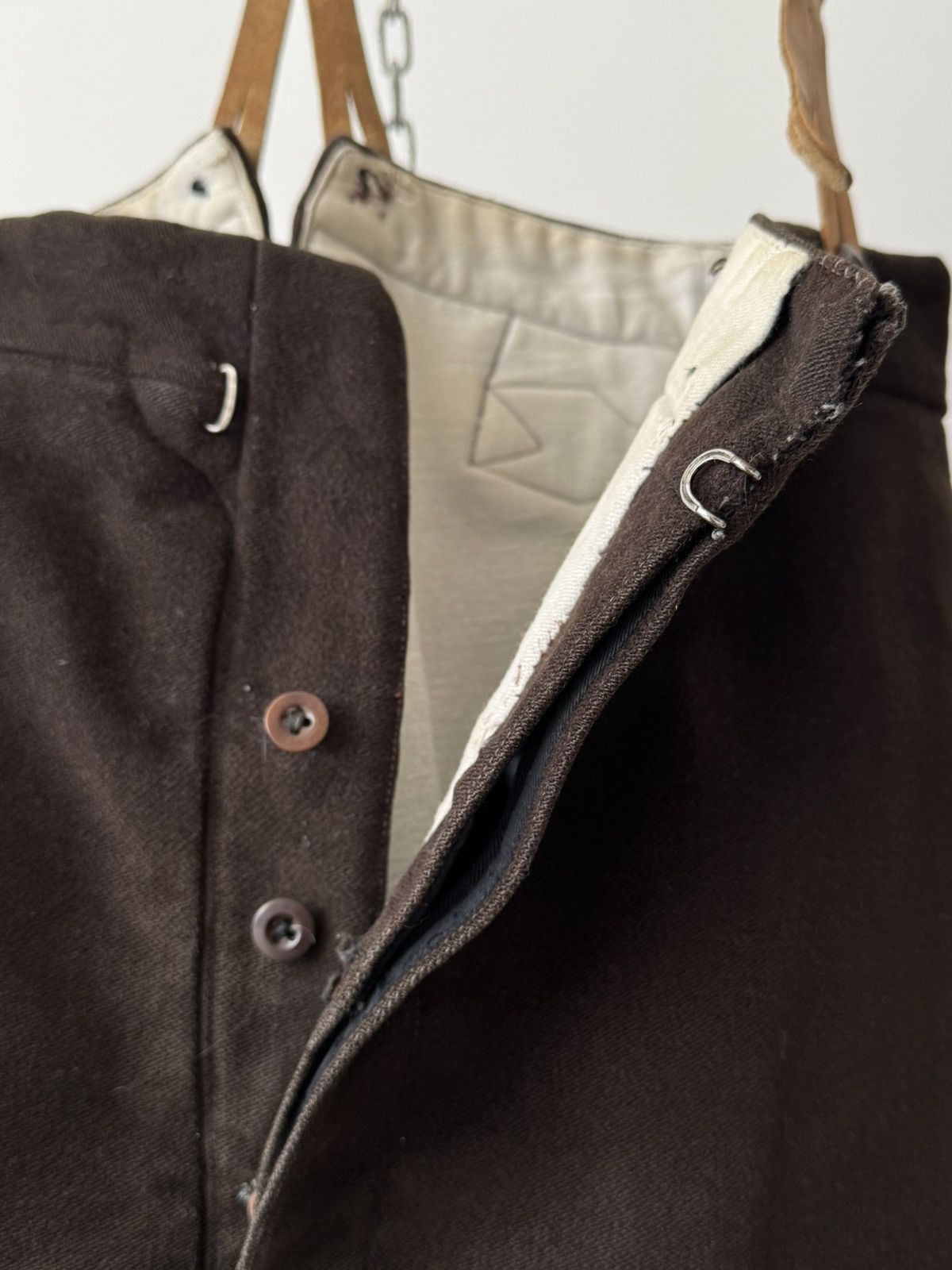 Japanese Brand Antique ≈1920s German Workwear Faded Heavy Pants Size US 32 / EU 48 - 9 Thumbnail