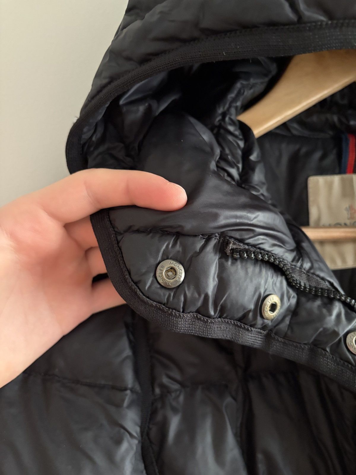 Moncler Moncler Black Quilted Hooded Puffer Down Jacket Size M / US 6-8 / IT 42-44 - 8 Thumbnail