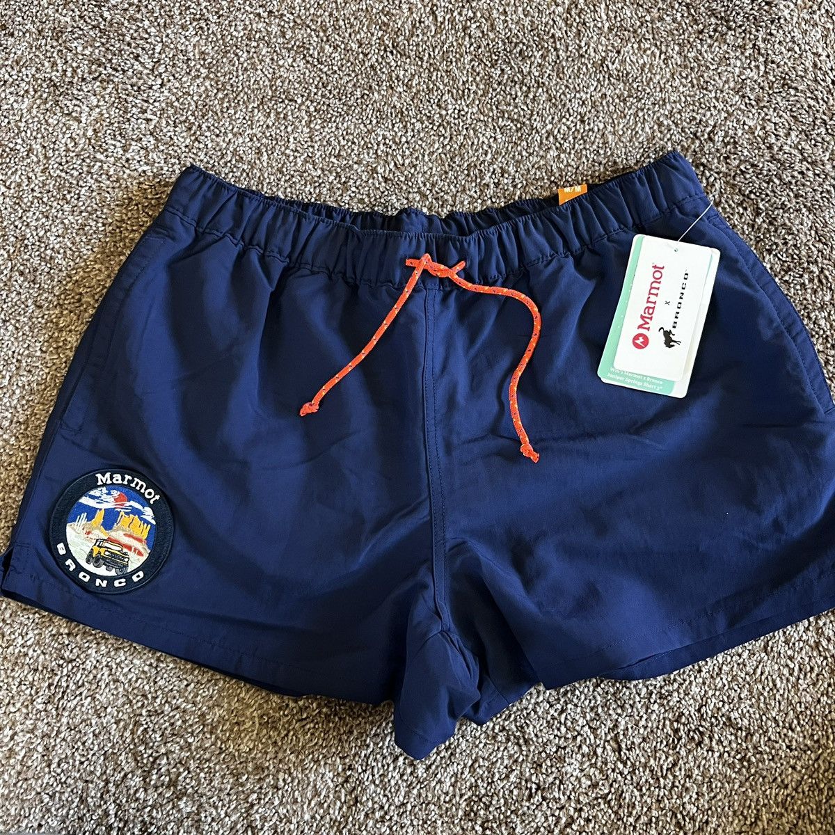 Marmot Marmot Bronco Juniper Navy Performance UPF 50 Shorts Size 36" / US 14 / IT 50 - 1 Thumbnail