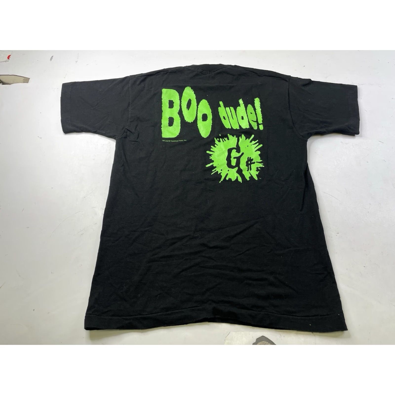 Vintage VINTAGE Goosebumps Halloween Horror 90s TV Show Promo T Shirt Tee FOTL Large Mens Black Logo Shirt Size US L / EU 52-54 / 3 - 4 Thumbnail