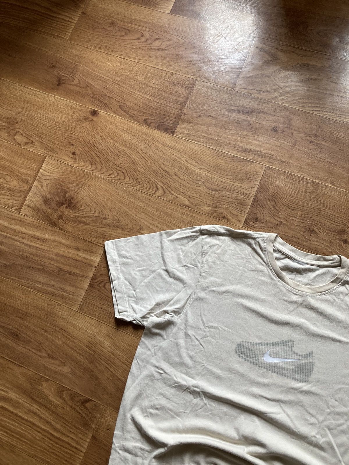 Nike × Vintage Vintage 90s Nike central swoish logo tee tshirt L y2k drip Size US M / EU 48-50 / 2 - 4 Thumbnail