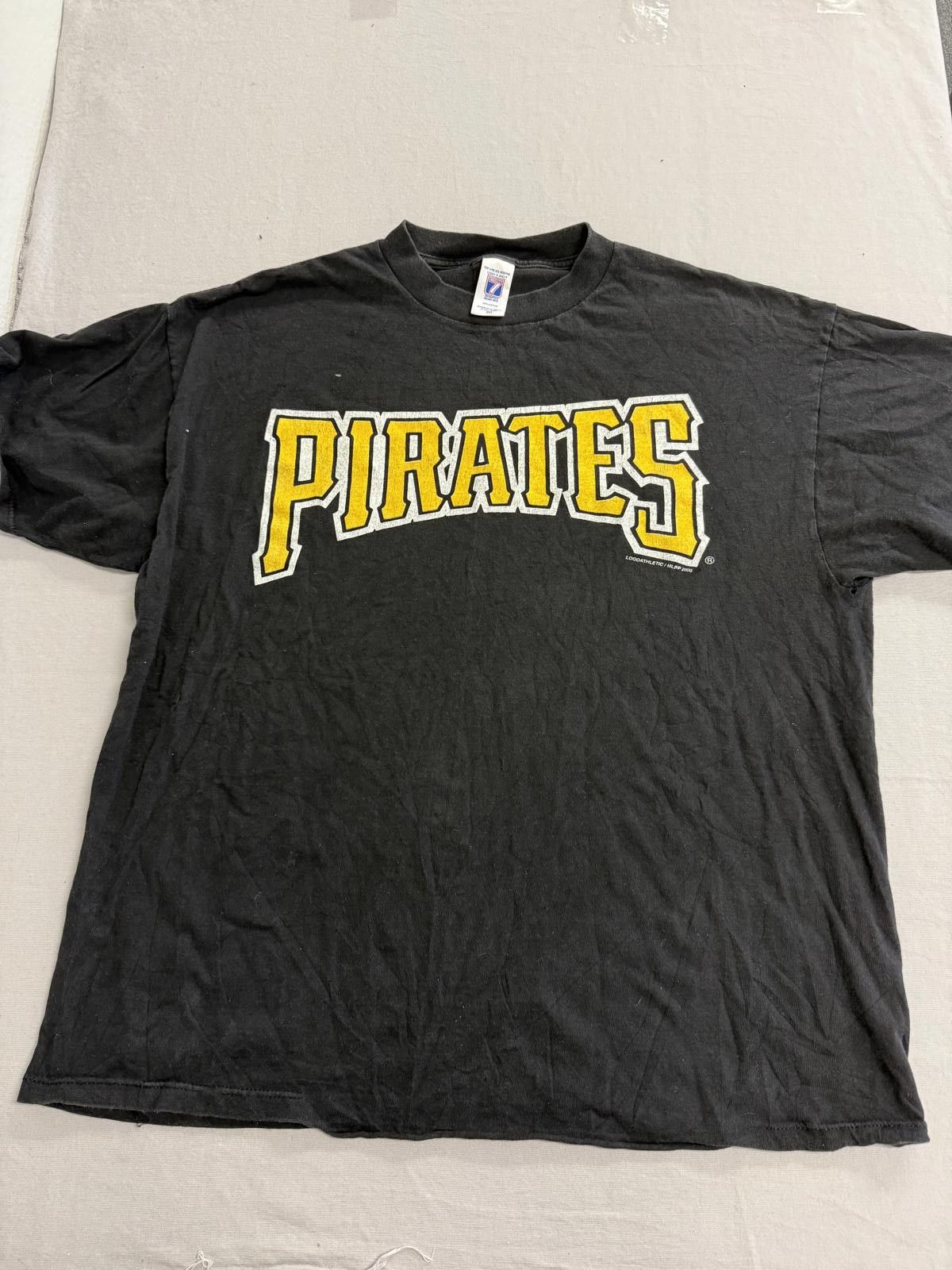 Logo 7 Vintage Pittsburgh Pirates Baseball T-shirt Logo 7 2000 -2XL Size US XXL / EU 58 / 5 - 1 Thumbnail