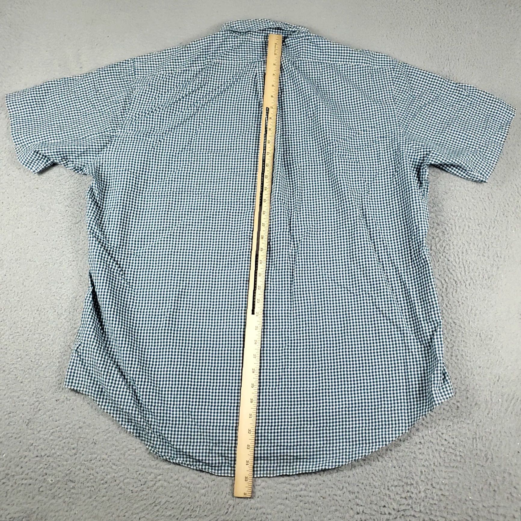 Ralph Lauren Ralph Lauren Button-Up Shirt Mens 2XL Teal Plaid Casual Short Sleeve Size US XXL / EU 58 / 5 - 5 Thumbnail