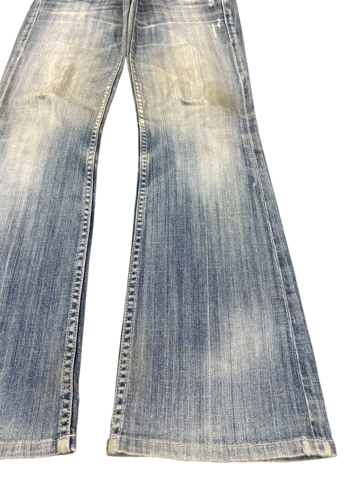 Miss Me Vintage Miss Me Mud Wash Distressed Bootcut Flare Jeans Size 29" - 7 Thumbnail