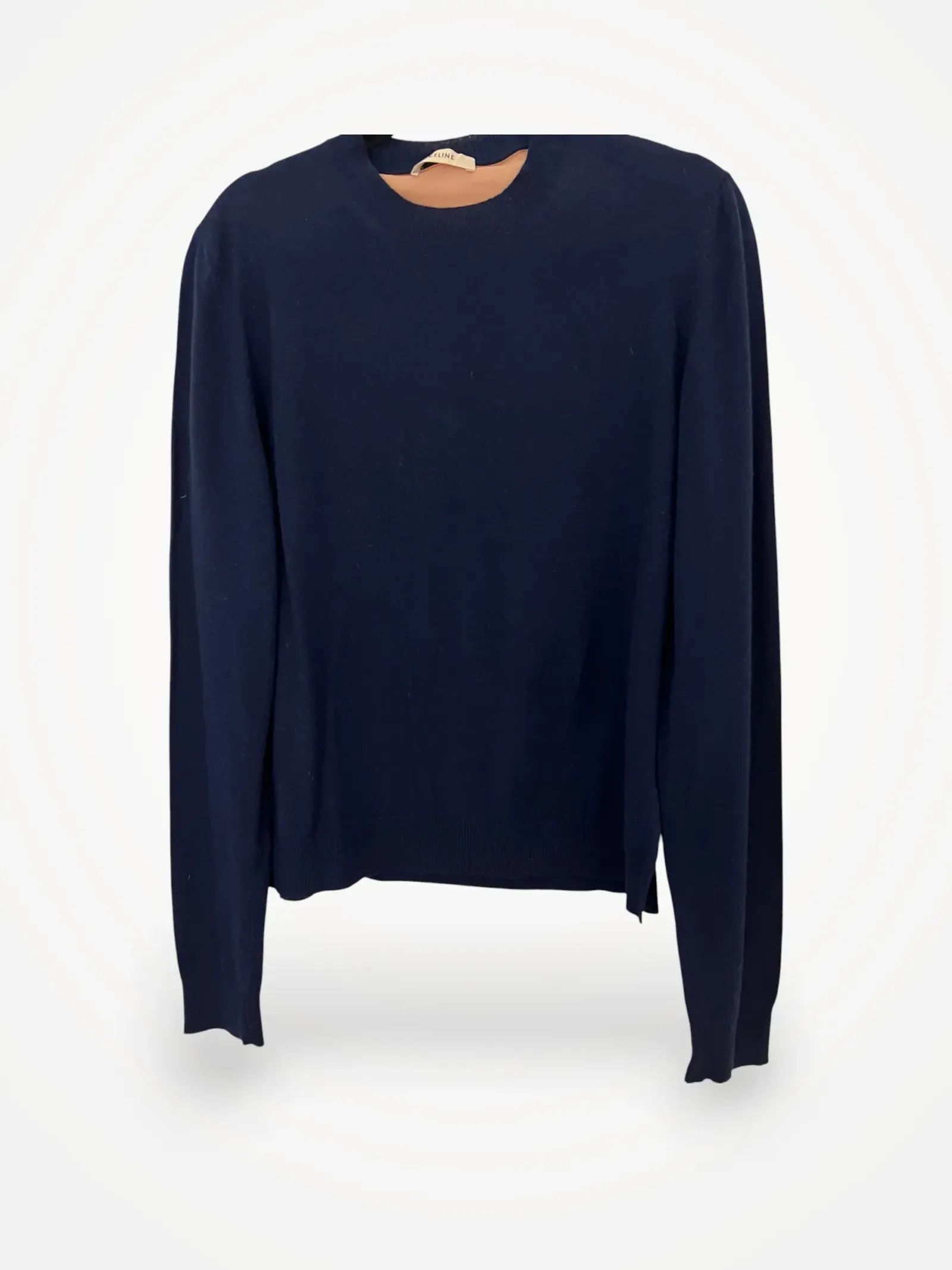 Celine Céline Céline cashmere crew neck sweater Sweater Size S / US 4 / IT 40 - 1 Thumbnail