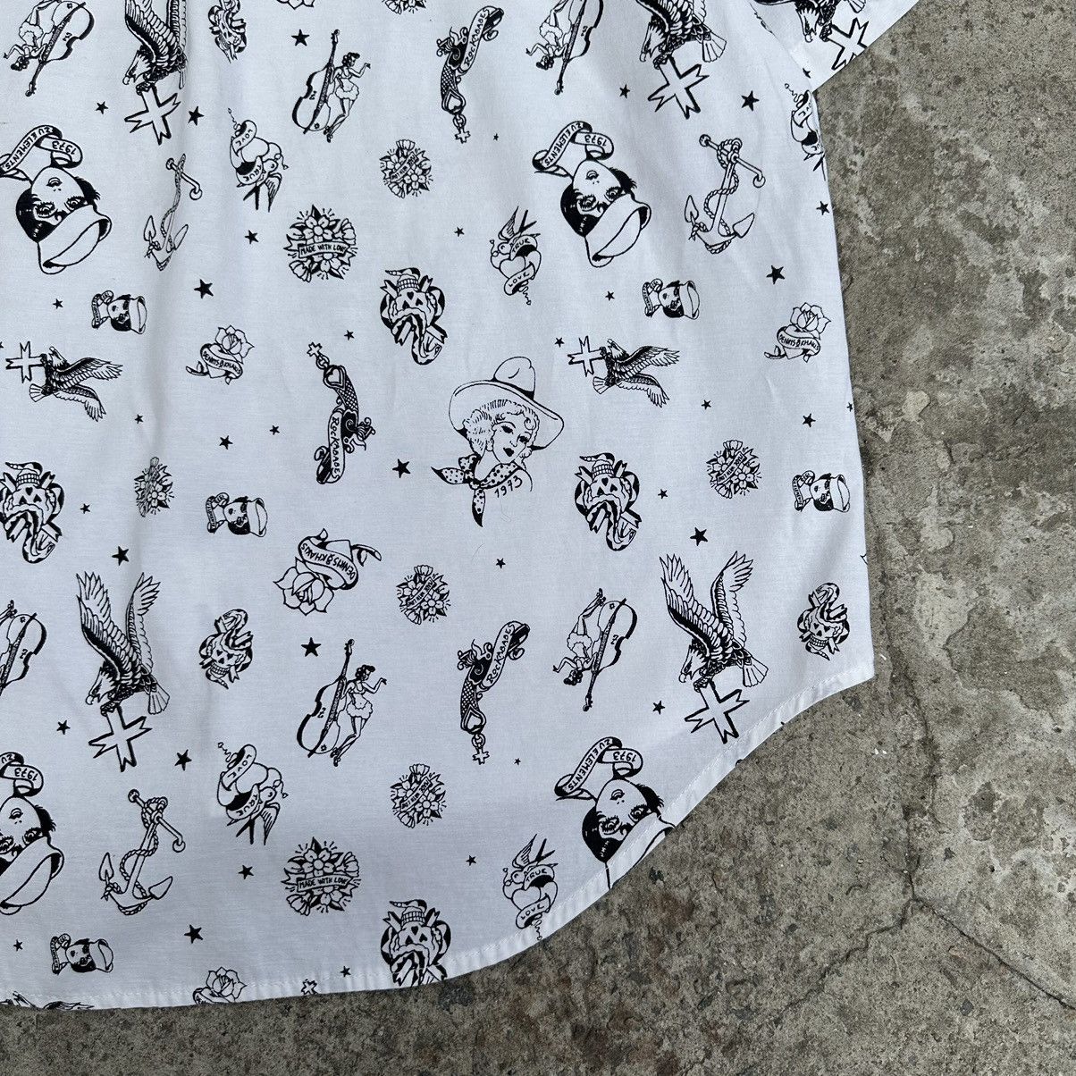 Japanese Brand × Vintage Vintage Japanese Style Shirt Old School Band Street style Size US XXL / EU 58 / 5 - 9 Thumbnail