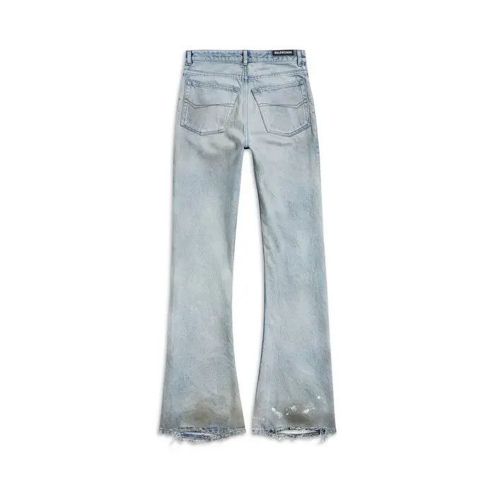 Balenciaga o1bcso1str1225 Dup / Bootcut Pants in Blue Size US 28 / EU 44 - 2 Thumbnail
