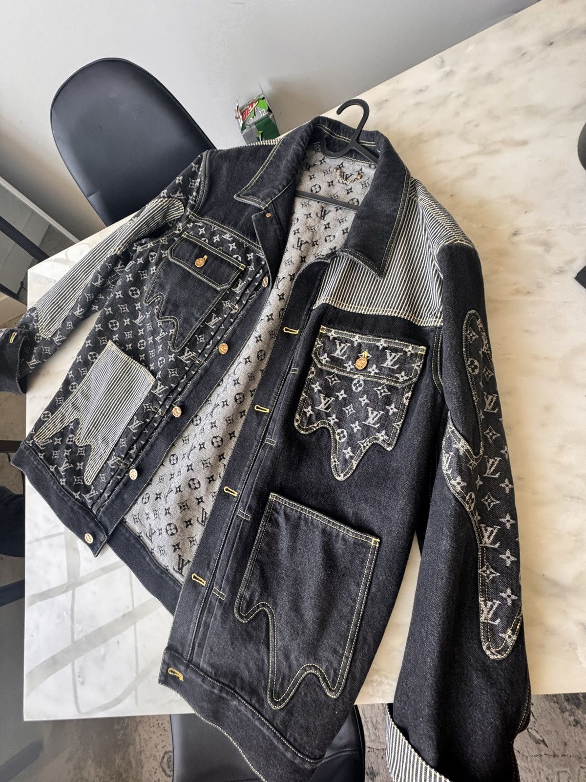Louis Vuitton Louis Vuitton Denim Jacket Size US XL / EU 56 / 4 - 3 Thumbnail