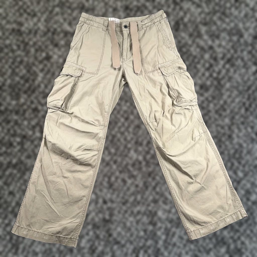 VTG Polo Ralph Lauren Cargo Pants Mens 34x32 Beige Cotton 1967 Army 90s Military Utility Jeans Co Surplus Division Mens
