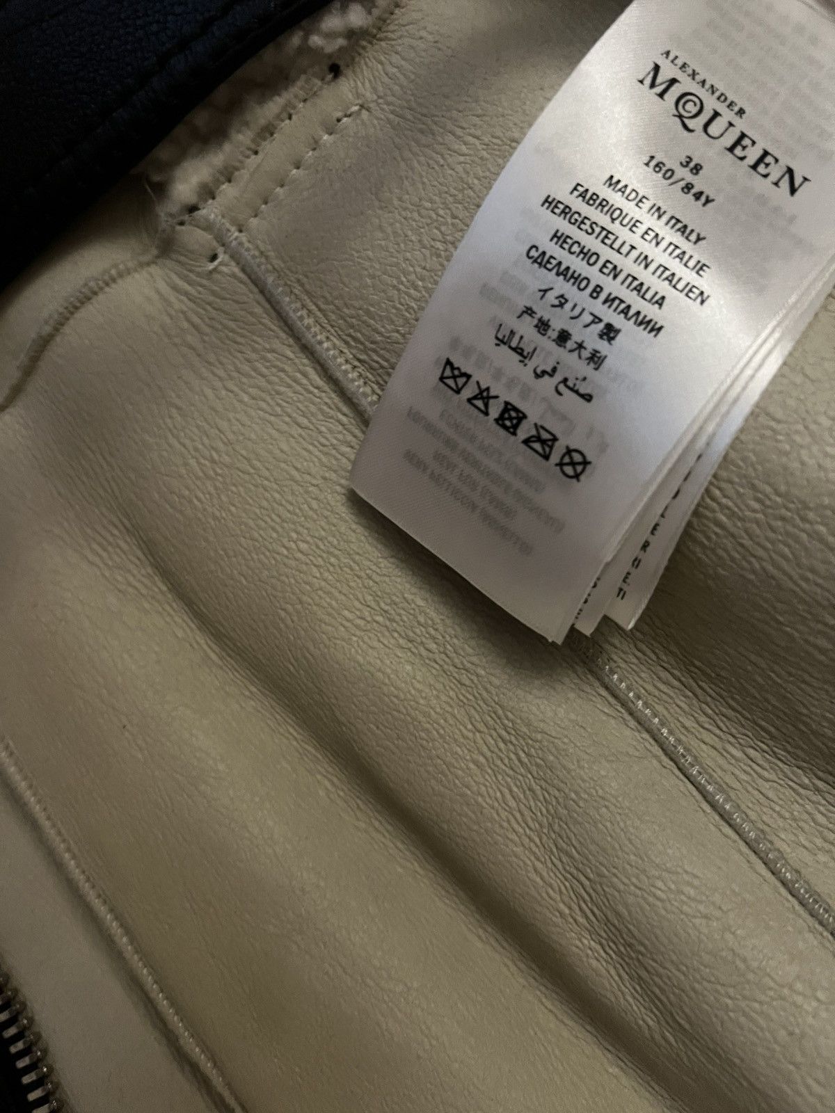 Alexander McQueen Alexander McQueen shearling biker coat Size XS / US 0-2 / IT 36-38 - 8 Thumbnail