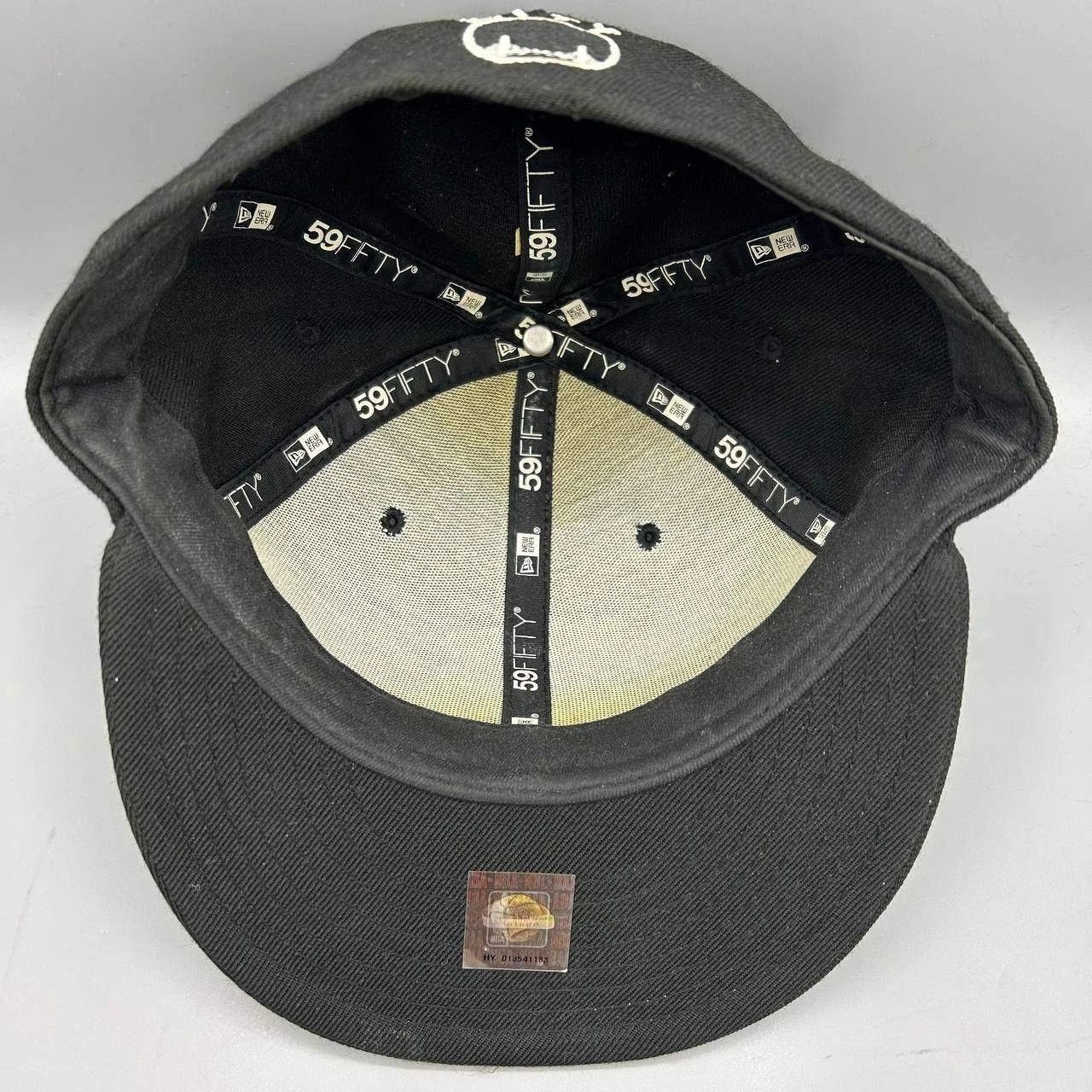 New Era Golden State Warriors GSW Hat Men 7 Black NBA Fitted Wool Size ONE SIZE - 2 Thumbnail