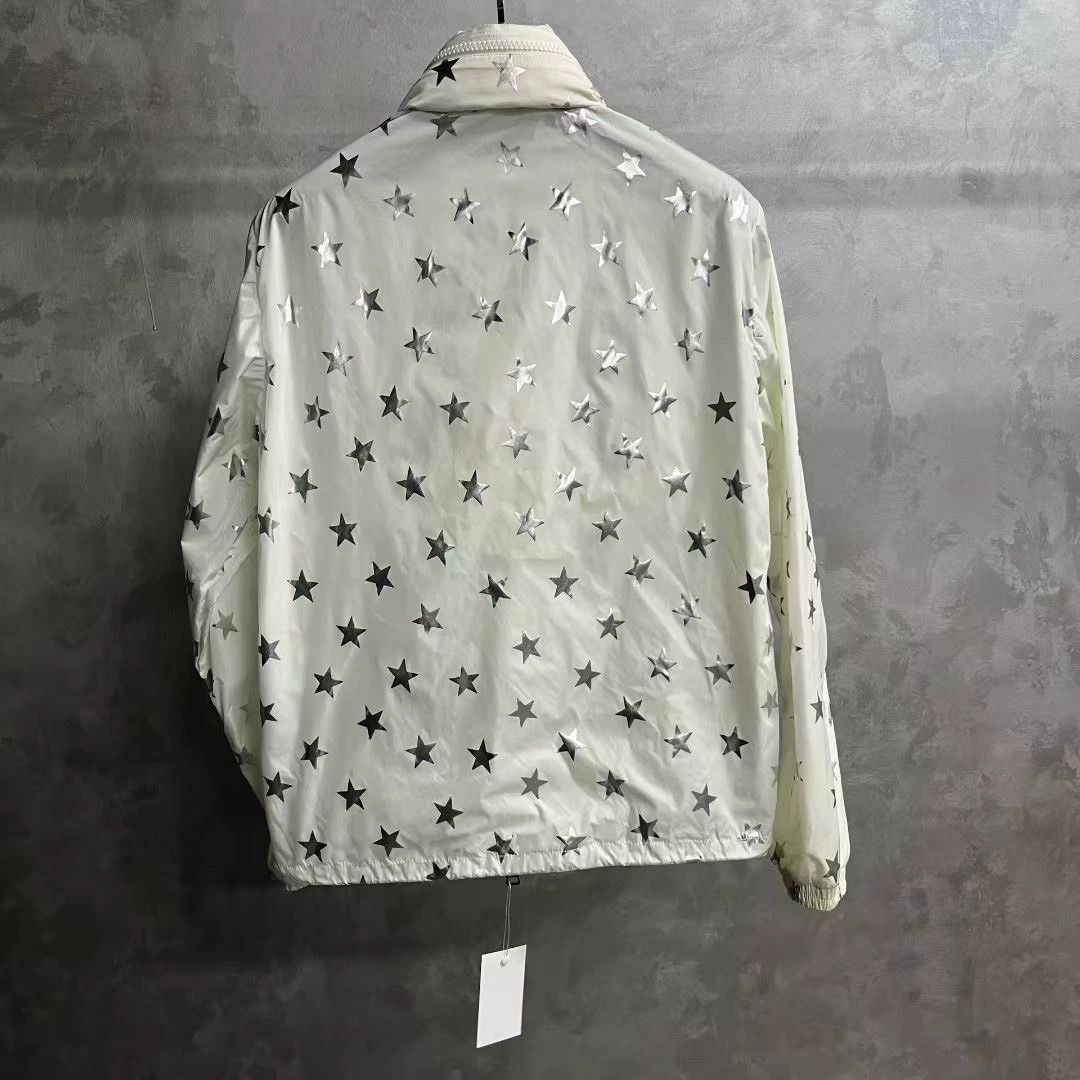 Moncler moncler white jacket with star details Size US M / EU 48-50 / 2 - 2 Thumbnail