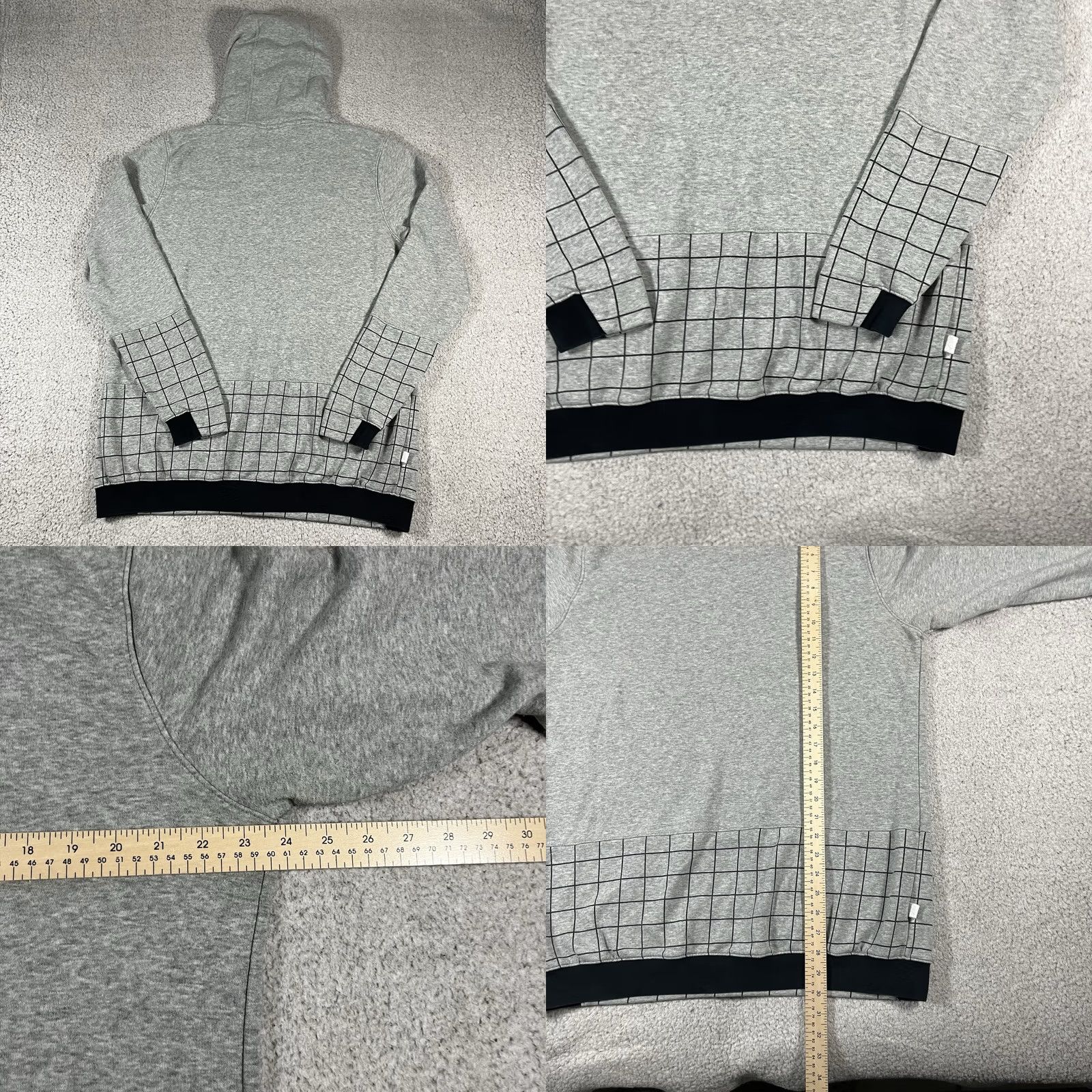 Jordan Brand Air Jordan Hoodie Men L Gray Pullover Jumpman Basketball Sweatshirt Classic Size US L / EU 52-54 / 3 - 9 Thumbnail