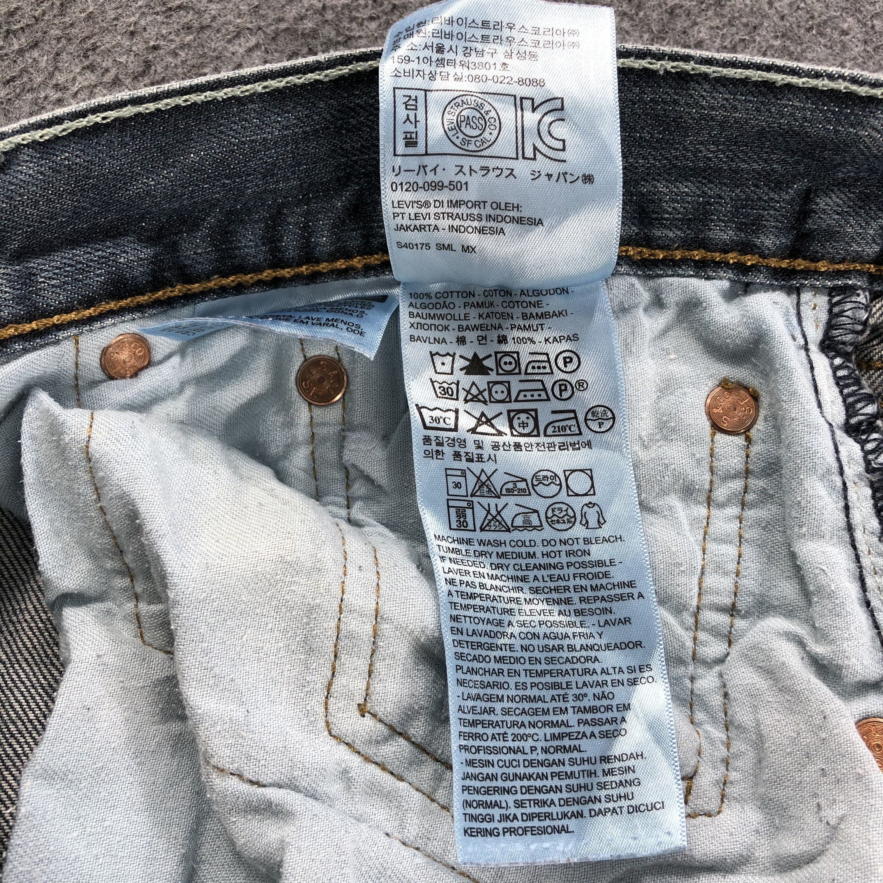Levi's Vintage Levis 501 Jeans-J1474 Size US 38 / EU 54 - 13 Thumbnail